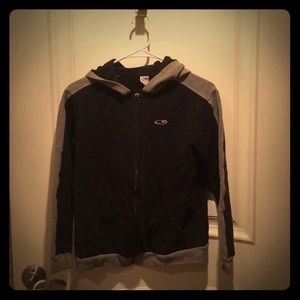 Champion Gray and Black Boys zip up